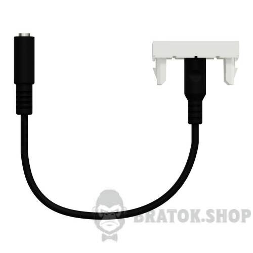Розетка Minijack 1 модуль білий NU343318 в Киеве