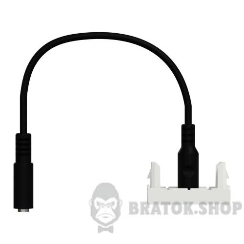 Розетка Minijack 1 модуль білий NU343318 в Киеве