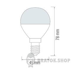 Лампа світлодіодна E14 6W 4200K P45 Horoz Electric ELITE-6