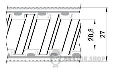 Металорукав e.met.sleeve.stand.proof.braid.18 ізольований, в металевій оплітці (50м) s050003 у Сумах