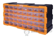 Органайзер пластиковий, e.toolbox.pro.23, 22" 40-секційний 497х157х250мм