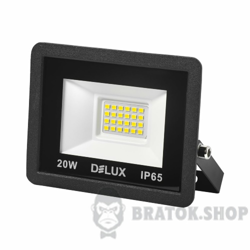 Прожектор светодиодный LED 20 Вт 6500K IP65 DELUX FMI 11 черный в Сумах