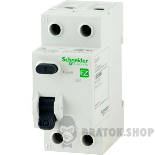 Автомат ПВЗ 2P 40А 300мА Schneider Electric Easy9 (EZ9R64240) у Сумах