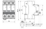 Вимикач навантаження на DIN-рейку e.is.stand.3.40, 3р, 40А s082007 у Києві