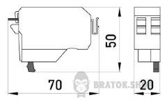 Розчіплювач мінімальної напруги e.industrial.ukm.400-800.QY.380, 380В