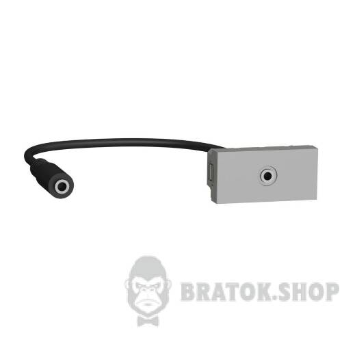 Розетка Minijack 1 модуль алюміній NU343330 в Киеве