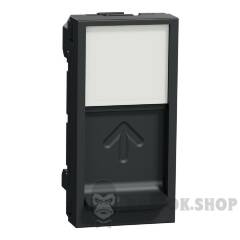 Центральна плата RJ45Keystone/Systimax 1 модуль антрацит