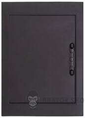 Корпус пластиковый на 24 модулей e.plbox.pro.n.24b.black навесной, черный с непрозрачной дверцей IP40