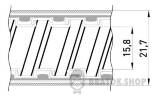 Металорукав e.met.sleeve.stand.proof.braid.15 ізольований, в металевій оплітці (50м) s050002 у Сумах