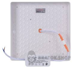 Світильник світлодіодний накладний e.LED.stand.MP.Square.S.24.4500 квадрат 24Вт 4500К 2160Лм