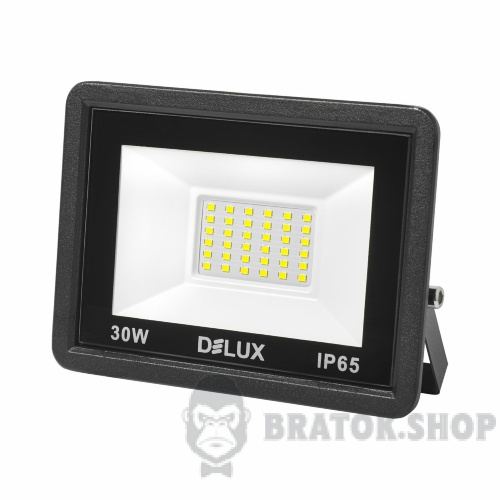 Прожектор светодиодный LED 30 Вт 6500K IP65 DELUX FMI 11 черный в Сумах