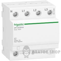 ОБМЕЖУВАЧ ПЕРЕНАПРУГИ iPF40 40кА 340V 3P N