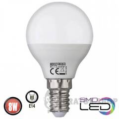 Лампа світлодіодна E14 8W 6400K P45 Horoz Electric ELITE-8