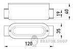 З'єднувач ревізійний прямий e.industrial.pipe.db.revise.direct.1/2" для труб 1/2" i0550001 у Києві