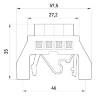 Шина нулевая e.bsi.pro.2.4 в изолированном корпусе универсальная зеленая p0650018 в Киеве