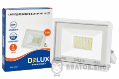 Прожектор светодиодный LED 30 Вт 6500K IP65 DELUX FMI 11 белый