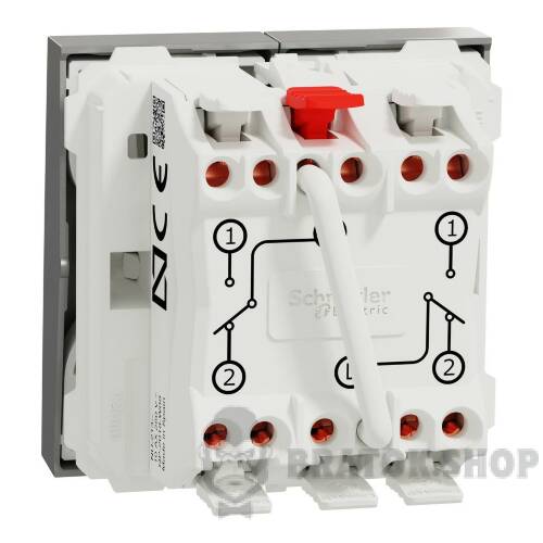 Перем. 2-кл. 2 x сх.6, 10А 2 мод алюм NU321330 в Киеве