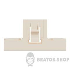 Заглушка, 2 модулі, бежева Unica New Studio
