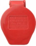 Розетка-гнездо силовая переносная ГП 16A/4 400V 3P+PE (214) АСКО-Укрем A0080020002 красный