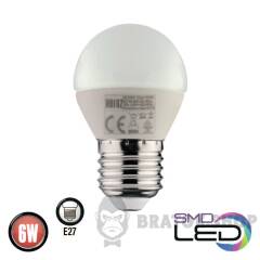 Лампа світлодіодна E27 6W 4200K P45 Horoz Electric ELITE-6