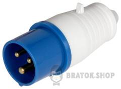 Силова вилка переносна e.plug.pro.3.16, 3п., 230В, 16А (013)