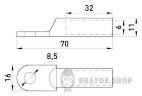 Алюминиевый кабельный наконечник e.end.stand.a.16 s020002 в Киеве
