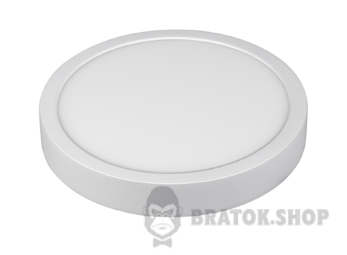 Світильник стельовий накладний LED 24W 4000K LUXEL SDLR-24N білий круглий
