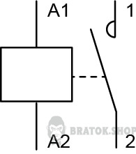 Контактор модульный 1P 1NO 16А АСКО-Укрем MK-N A0040030020