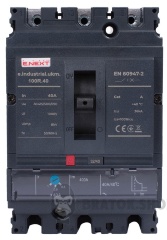 Силовий автоматичний вимикач e.industrial.ukm.100R.40 з регулюванням, 3р, 40А