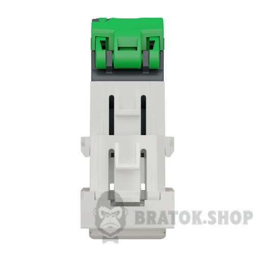 Розетка комп'ютерна RJ45, одинарна, категорія 5 UTP, 1  модуль, білий NU341018 в Киеве