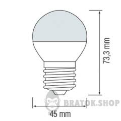 Лампа світлодіодна E27 6W 6400K P45 Horoz Electric ELITE-6