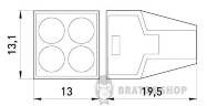 Клемна колодка e.lc.pro.ac.4 p0670002