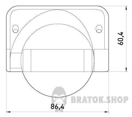 Датчик руху інфрачервоний e.sensor.pir.09.black(чорний), 180°, IP44 s061003 у Києві