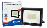 Прожектор світлодіодний LED 100 Вт 6500K IP65 DELUX FMI 11 чорний