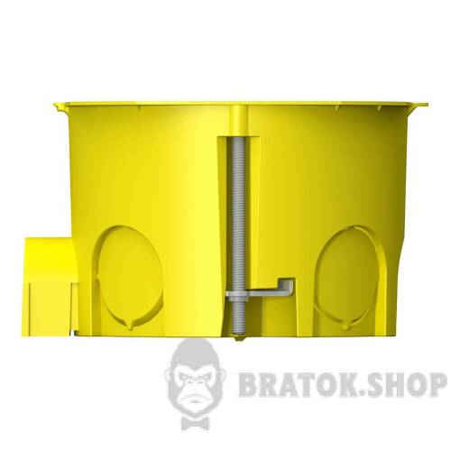 Подрозетник под гипсокартон неглубокий 65×45 PLANK MB002 (PLK4002400)