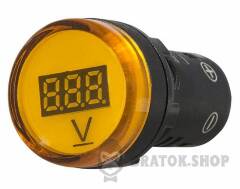 Цифровий вимірювач напруги AD22-22DVM DC 5-30В (жовтий)