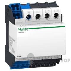 РАСПРЕДЕЛИТЕЛЬНЫЙ БЛОК DISTRIBLOC Linergy 4Р, 63А, 24 ВВОДЫ, ПОДКЛЮЧЕНИЕ СВЕРХА