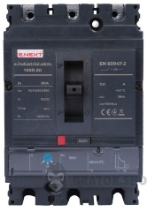 Силовий автоматичний вимикач e.industrial.ukm.100R.80 з регулюванням, 3р, 80А