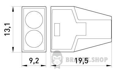 Клемна колодка e.lc.pro.ac.2 p0670001