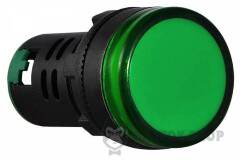 Сигнальна арматура AD22-22DS зелена 110V АC