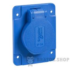 РОЗ.SСHUKO СИНЯ 65Х85 250В/16А IP54