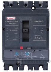 Силовий автоматичний вимикач e.industrial.ukm.250R.250 з регулюванням, 3р, 250А