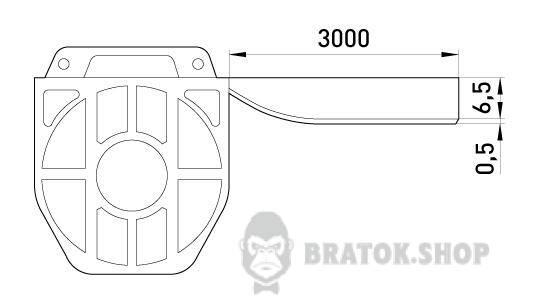Стальная бандажная лента e.steel.band.pro.6,5.50.30, 6,5х0,50мм, 30м p040003 в Киеве