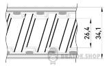 Металорукав e.met.sleeve.stand.proof.braid.25 ізольований, в металевій оплітці (50м) s050004 у Сумах