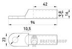 Алюмінієвий кабельний наконечник e.end.stand.a.50 s020005 у Києві