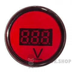 Цифровий вимірювач напруги AD22-22DVM DC 5-30В (червоний)