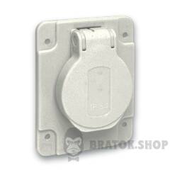 РОЗ.SСHUKO СІРА 65Х85 250В/16А IP54 З