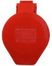 Розетка-гнездо силовая переносная ГП 32A/5 400V 3P+N+PE (225) АСКО-Укрем A0080020006 красный