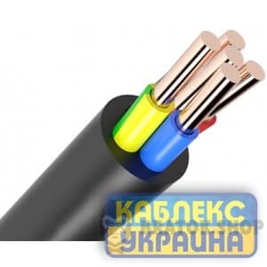Кабель ВВГ нг-LS 5х2.5 мм² (1кл) 0,66 кВ KABLEX UKRAINE (KUc11-352.5)