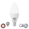 Світлодіодна лампа LED E14 C37 8W 6400K Horoz Electric ULTRA (001-003-0008-010)